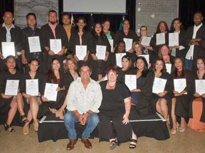 Group shot of trainees